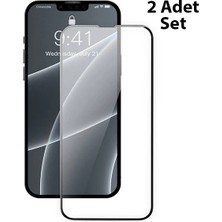 Baseus iPhone 13 Mini 0.23MM Full Kavisli Ekran Koruyucu Cam 2 ADET-(5775)