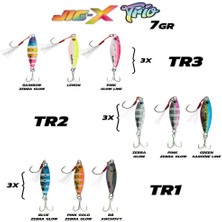 Fujin Jig-X Trio 3lü Micro Jig 7gr
