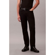 Erkek Slim Straight Kesim 5 Cepli Jean Pantolon - Siyah