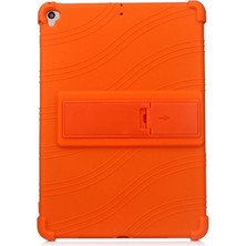 Ipad 7 10.2 Inch- Ipad Air 3 10.5 Inch Kılıf Standlı Darbe Emici Silikon KILIF-(5775)