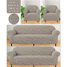 StarMall Koltuk Örtüsü Takımı Çekyat-Kanepe Kılıfı Takımı 3 3 1 1 Yıkanabilir Streçli Lastikli Esnek