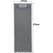 HNT61110X Aspiratör Davlumbaz Için Alüminyum Filtre 130X475 mm Class