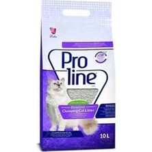 Proline Lavanta Kokulu Topaklanan Bentonit Kedi Kumu 10 Lt