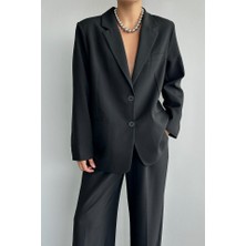 Oversize Ceket - Siyah