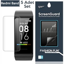 Gor Xiaomi Mi Band 5-4 Akıllı Bileklik Ekran Koruyucu  5 Adet SET-(5775)