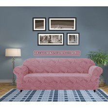 Koltuk Örtüsü Koltuk Kılıfı Jakarlı Esnek ve Lastikli Yıkanabilir 3 Kişilik Çekyat Örtüsü Bir Adet