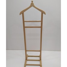 Dilsiz Uşak 90538 Tek Tepe Model Ham Boyasız Cilasız Askılık Ahşap Kayın El Yapım