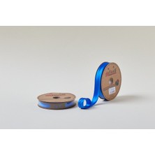 Biye Saten Katlı 020 Saks 2 cm 25 Metre %100 Polyester