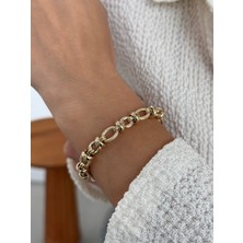 Vintage Chain 14 Ayar Altın Bileklik