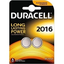 Duracell Cr 2016 Lityum Pil 3 Volt 2 Li Paket