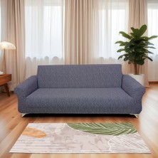 Jakarlı Ağaç Kabuğu 3kişilik Koltuk Örtüsü, Çekyat, Kanepe, Koltuk Kılıfı 1 Adet