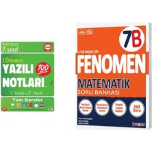 Tonguç Akademi 7. Sınıf Yazılı Notları 1. Dönem 1 ve 2. Yazılı ve Fenomen Okul Yayınları 7. Sınıf Matematik B Fenomen Soru Bankası