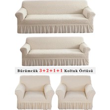 Bürümcük Koltuk Örtüsü, Kanepe, Çekyat Örtüsü, Koltuk Kılıfı 3 2 1 1 Takım