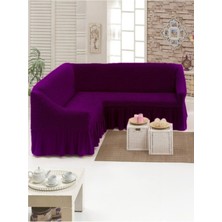 Bürümcük Köşe Koltuk, Kanepe Örtüsü, Koltuk Kılıfı, Lastikli, Etekli, L Köşe 1 Adet