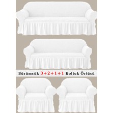 Bürümcük Koltuk Örtüsü, Kanepe, Çekyat Örtüsü, Koltuk Kılıfı 3 2 1 1 Takım