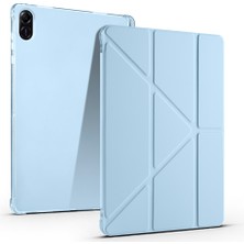 Honor Pad X8A Uyumlu Kapaklı Kılıf Çoklu Stand & Kalem Bölmeli Pu Tablet Kılıfı