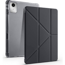 Lenovo M11 (TB-330FU - TB-330XU) Uyumlu Kapaklı Kılıf Çoklu Stand & Kalem Bölmeli Pu Tablet Kılıfı