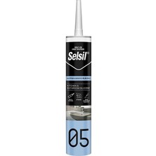 Selsil 05 Şeffaf Mutfak ve Banyo Silikon 280ML