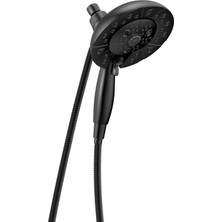 Faucet 5-Spray IN2ITION Çift Duş Başlığı, El Spreyi, H2OKINETIC Mat Siyah Duş Başlığı, Hortum, Duş Başlıkları, El Duş Başlıkları, Manyetik Yerleştirme, Mat Siyah 58480-BL25-PK