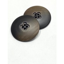 Dev Boy Düğme / Kaban Hırka Düğmesi / Büyük Boy / 2 Li Set / 4 cm /