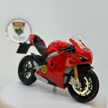 Ducati Panigale V4 1:18 Diecast Metal Model Motosiklet – Lisanslı