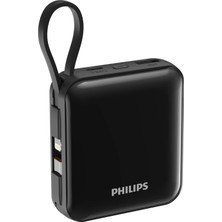 DLP5713CB/00 10.000 Mah 22, 5W Usb-C ve Lightning Dahili Kablolu Powerbank 1xusb-A, 1xusb-C, Siyah