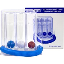 Triflo Solunum Egzersiz Cihazı 3 Toplu Suya Dayanıklı Plastik Yapı İle Kullanım Kolaylığı Sağlar