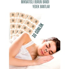 Manyetik Burun Bandı Için - 30 Günlük Yedek Sporcu Burun Bandı - Horlama Önleyici Azaltıcı 722151