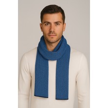 Balıksırtı Desenli Triko Atkı