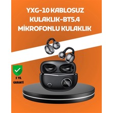 YXG10 Açık Kulak Bluetooth Kulaklık – Klipsli, Güvenli Spor Tasarım, 30 Saat Pil