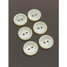 Kaban Hırka Düğmesi / Parçalı Model Büyük Boy / 6 Lı Set / 3,5 cm /