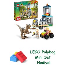 Lego® Jurassic World Velociraptor Kaçışı 76957 + Polybag