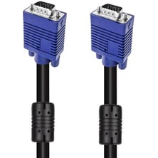 Powermaster SL-VGA30 30 Metre 15 Pin Tiz Engelleyicili Erkek-Erkek VGA Kablo Dayanıklı Yapı ile Yüksek Kalite