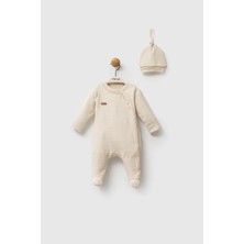 Moi Noi Şapkalı Tulum MNB1248 Bej