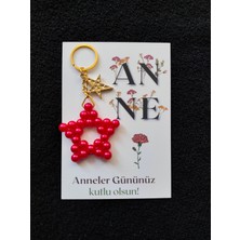 Kırmızı Yıldız Anahtarlık 20 Adet