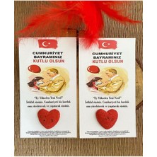 29 Ekim Cumhuriyet Bayramı 15 Adet Tohumlu Kart Hediyelik GZM225