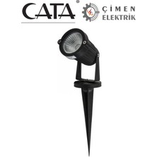 Cata Ct 7300 7W Bahçe Armatürü Amber