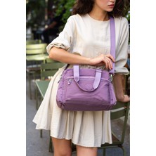 Sn 4018 Suya Dayanıklı Çok Bölmeli Krinkıl Çanta Kol Çantası Omuz