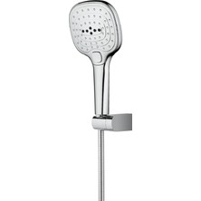 Thea Paslanmaz Çelik Örgülü Duş Spiralli Askılı Duş Seti