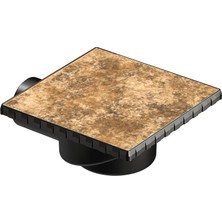 V-Flow Kare 5606985 Duş Kanalı, Yandan Çıkışlı, 15X15 Cm, Dk 700 Kapak, Mat Krom