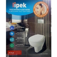 Ipek Tak-Çıkart Yavaş Kapanan Amortisörlü Klozet Kapağı