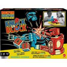 Games Rock 'em Sock 'em Robotlar, Elle Kumanda Edilen Kırmızı Rocker ve Mavi Bomber ile Boks Oyunu, Ringdeki Figürler, 6 Yaş ve Üzeri, Mattel Games HDN94