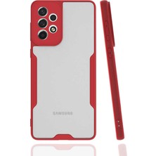 Galaxy A73 Kılıf Parfe Kenarları Pastel Renk Silikon Kılıf