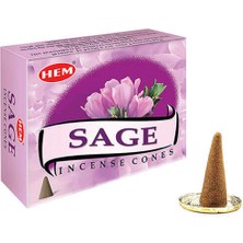 Hem Sage 3 Paket Ekonomik Seçim 30 Adet Konik Tütsü