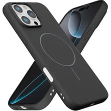 Iphone 14 15 16 17 Pro Pro Max Magsafe Lansman Kılıf Siyah