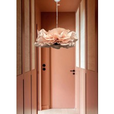 Şeftali Midi Boy (30 Cm) Bohem Model Sarkıt Avize - Antre / Hol Vb. Için Şık Dekorasyon Aydınlatma