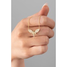 925 Ayar Gümüş Kadın Peri Model Kadın Kolye