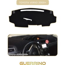 Toyota Verso (2009+)TORPİDO Koruma Halısı Bej Kenar