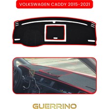 Volkswagen Caddy (2015-2021)TORPİDO Koruma Halısı Kırmızı Kenar