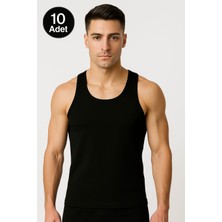 Erkek Sporcu Atlet Siyah 10 Adet